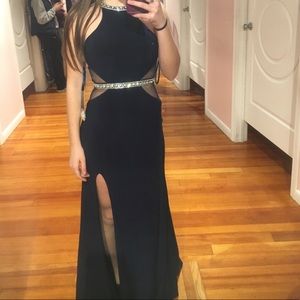 Navy Clarisse Prom Dress